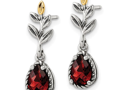 14k/Silver Two-Tone Earrings Style QTC1763 - Classique Jewelry Inc.