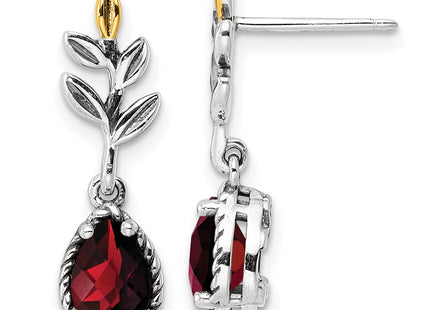 14k/Silver Two-Tone Earrings Style QTC1763 - Classique Jewelry Inc.