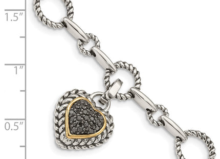 14k/Silver Two-Tone Bracelets Style QTC178 - Classique Jewelry Inc.