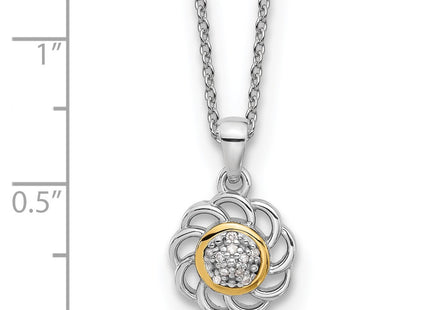 14k/Silver Two-Tone Jewelry Style QTC1781 - Classique Jewelry Inc.