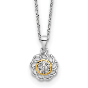 14k/Silver Two-Tone Jewelry Style QTC1781 - Classique Jewelry Inc.