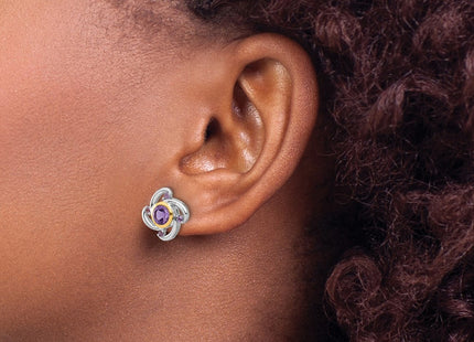 14k/Silver Two-Tone Earrings Style QTC1783 - Classique Jewelry Inc.