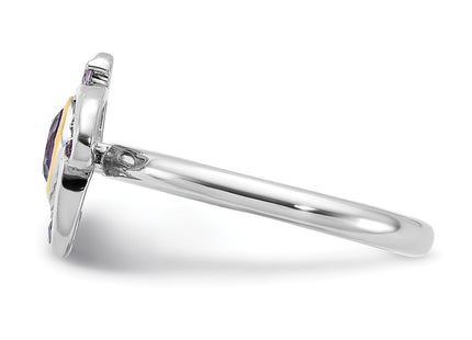 14k/Silver Two-Tone Rings Style QTC1785 - Classique Jewelry Inc.