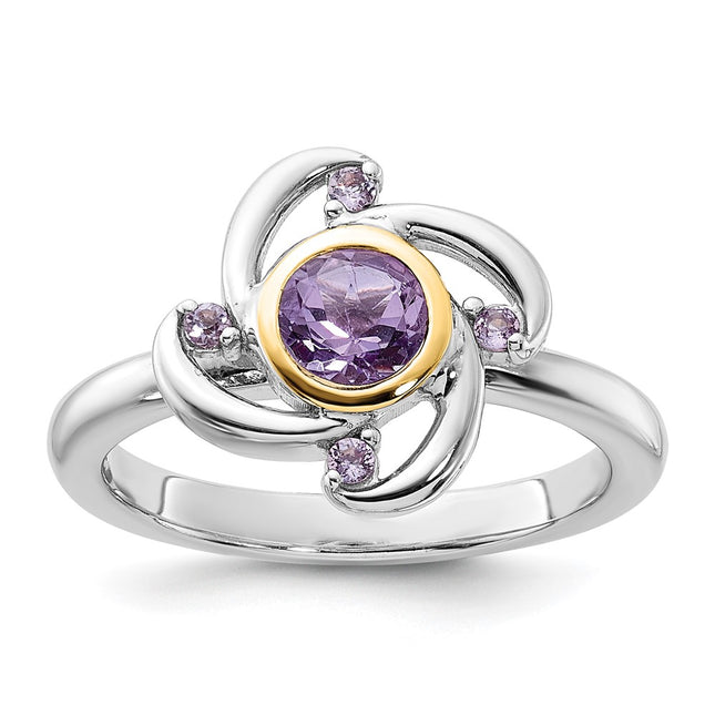 14k/Silver Two-Tone Rings Style QTC1785 - Classique Jewelry Inc.