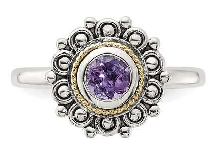 14k/Silver Two-Tone Rings Style QTC1787 - Classique Jewelry Inc.