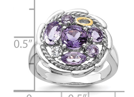 14k/Silver Two-Tone Rings Style QTC1790 - Classique Jewelry Inc.