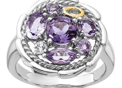 14k/Silver Two-Tone Rings Style QTC1790 - Classique Jewelry Inc.
