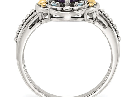 14k/Silver Two-Tone Rings Style QTC1793 - Classique Jewelry Inc.