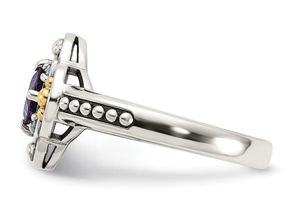 14k/Silver Two-Tone Rings Style QTC1793 - Classique Jewelry Inc.