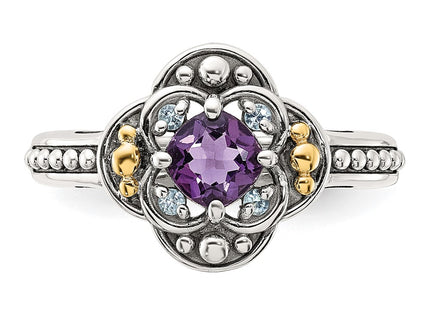 14k/Silver Two-Tone Rings Style QTC1793 - Classique Jewelry Inc.