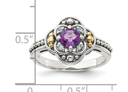 14k/Silver Two-Tone Rings Style QTC1793 - Classique Jewelry Inc.