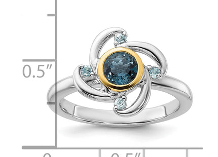 14k/Silver Two-Tone Rings Style QTC1797 - Classique Jewelry Inc.