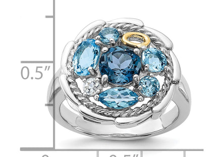 14k/Silver Two-Tone Rings Style QTC1799 - Classique Jewelry Inc.