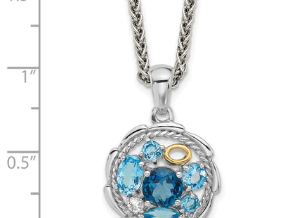 14k/Silver Two-Tone Jewelry Style QTC1800 - Classique Jewelry Inc.