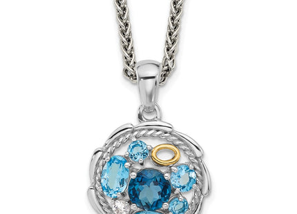 14k/Silver Two-Tone Jewelry Style QTC1800 - Classique Jewelry Inc.