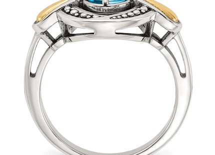 14k/Silver Two-Tone Rings Style QTC1801 - Classique Jewelry Inc.