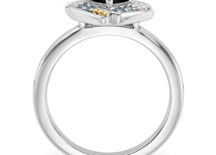 14k/Silver Two-Tone Rings Style QTC1805 - Classique Jewelry Inc.