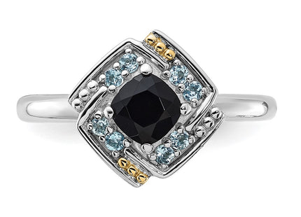 14k/Silver Two-Tone Rings Style QTC1805 - Classique Jewelry Inc.