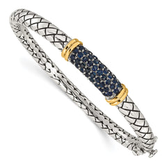 14k/Silver Two-Tone Bracelets Style QTC1813 - Classique Jewelry Inc.