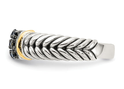 14k/Silver Two-Tone Rings Style QTC1814 - Classique Jewelry Inc.