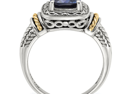 14k/Silver Two-Tone Rings Style QTC1817 - Classique Jewelry Inc.