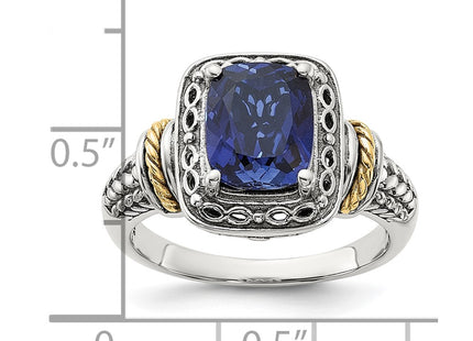 14k/Silver Two-Tone Rings Style QTC1817 - Classique Jewelry Inc.