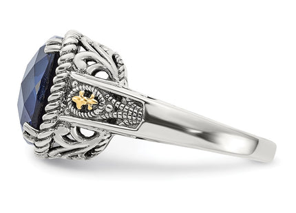 14k/Silver Two-Tone Rings Style QTC1818 - Classique Jewelry Inc.