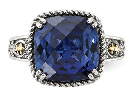 14k/Silver Two-Tone Rings Style QTC1818 - Classique Jewelry Inc.
