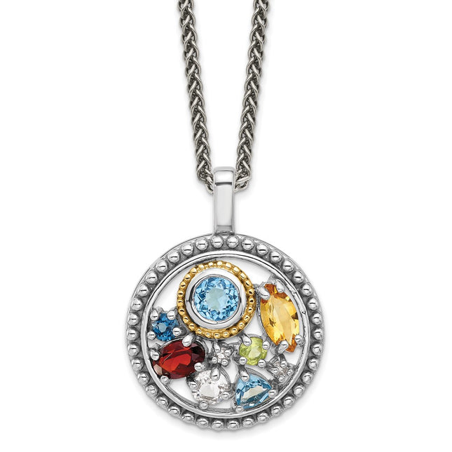 14k/Silver Two-Tone Jewelry Style QTC1826 - Classique Jewelry Inc.