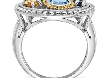 14k/Silver Two-Tone Rings Style QTC1828 - Classique Jewelry Inc.