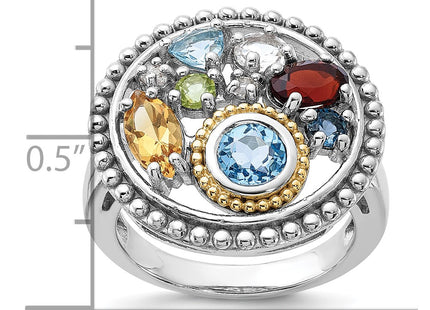 14k/Silver Two-Tone Rings Style QTC1828 - Classique Jewelry Inc.