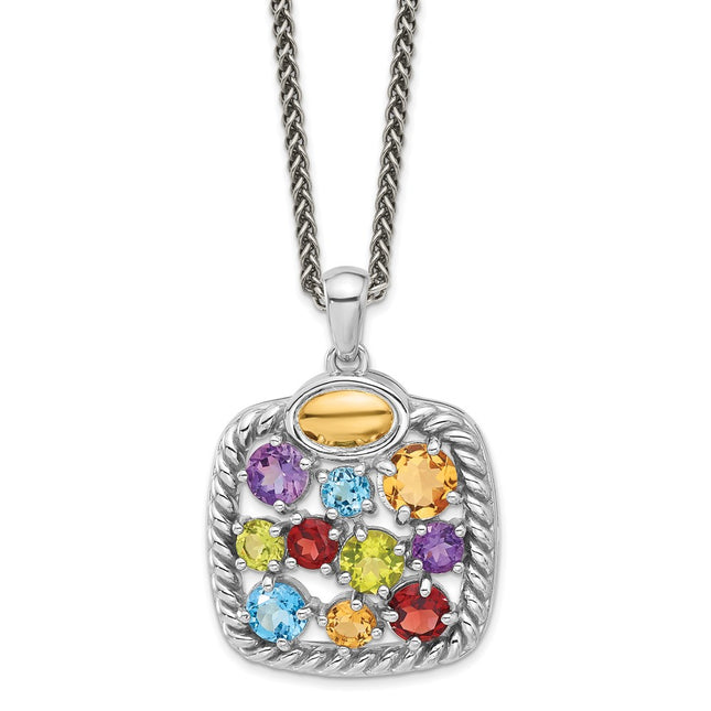 14k/Silver Two-Tone Jewelry Style QTC1831 - Classique Jewelry Inc.