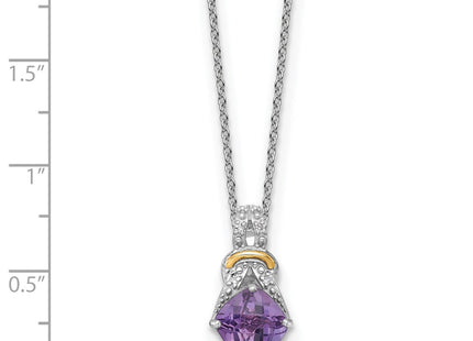 14k/Silver Two-Tone Jewelry Style QTC1836 - Classique Jewelry Inc.
