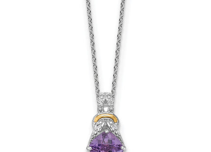 14k/Silver Two-Tone Jewelry Style QTC1836 - Classique Jewelry Inc.