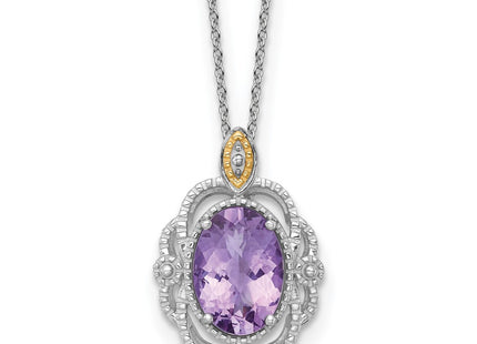 14k/Silver Two-Tone Jewelry Style QTC1837 - Classique Jewelry Inc.