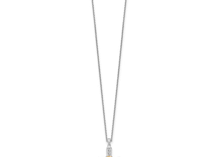14k/Silver Two-Tone Jewelry Style QTC1843 - Classique Jewelry Inc.