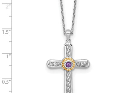 14k/Silver Two-Tone Jewelry Style QTC1843 - Classique Jewelry Inc.