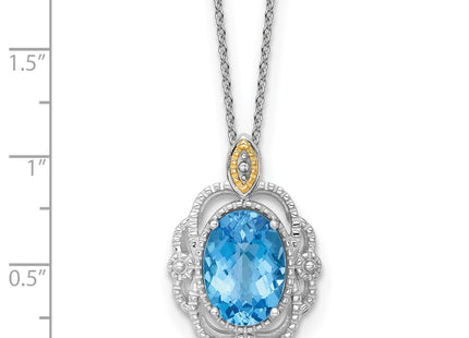 14k/Silver Two-Tone Jewelry Style QTC1849 - Classique Jewelry Inc.