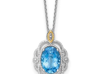 14k/Silver Two-Tone Jewelry Style QTC1849 - Classique Jewelry Inc.