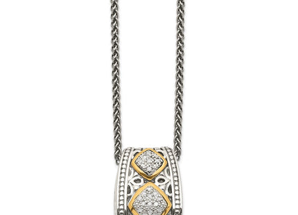 14k/Silver Two-Tone Jewelry Style QTC185 - Classique Jewelry Inc.