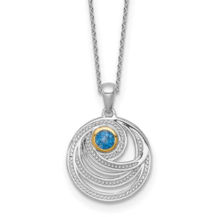 14k/Silver Two-Tone Jewelry Style QTC1850 - Classique Jewelry Inc.
