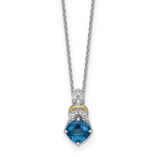 14k/Silver Two-Tone Jewelry Style QTC1855 - Classique Jewelry Inc.