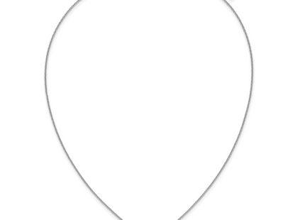 Shey Couture Sterling Silver Rhodium-plated with 14K Accent Round Garnet Swirl Circle with Extension Necklace