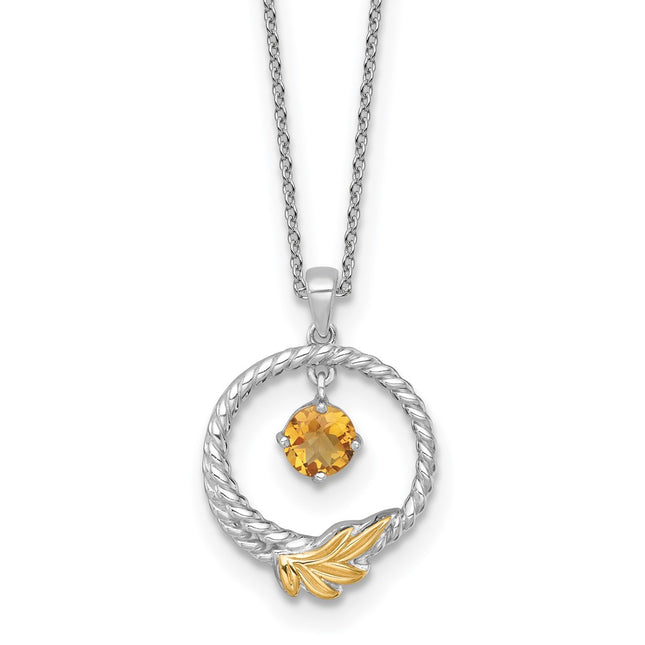 14k/Silver Two-Tone Jewelry Style QTC1868 - Classique Jewelry Inc.