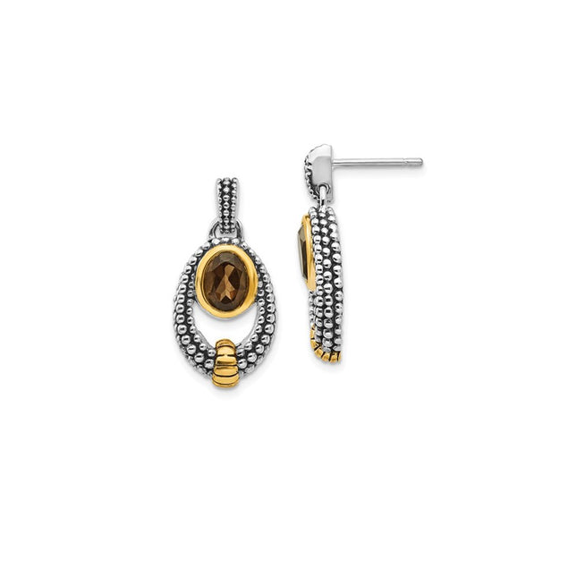 Sterling Silver Earrings Style QTC19 - Classique Jewelry Inc.