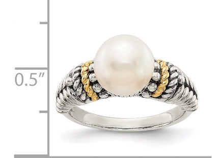 14k/Silver Two-Tone Rings Style QTC207 - Classique Jewelry Inc.