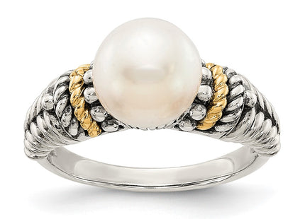 14k/Silver Two-Tone Rings Style QTC207 - Classique Jewelry Inc.