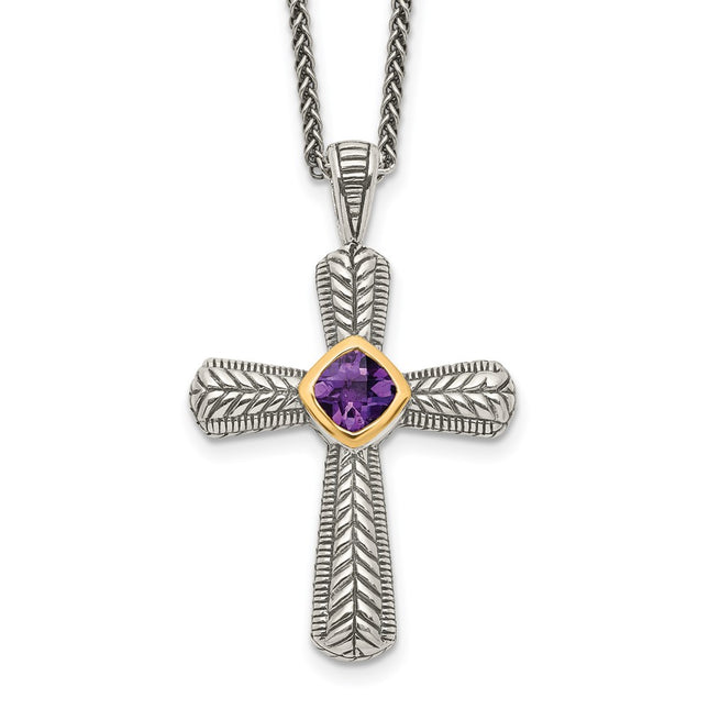 14k/Silver Two-Tone Jewelry Style QTC243 - Classique Jewelry Inc.