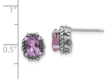 Sterling Silver Earrings Style QTC274 - Classique Jewelry Inc.