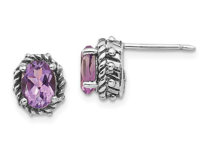 Sterling Silver Earrings Style QTC274 - Classique Jewelry Inc.